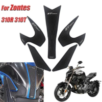 For Zontes 310R 310T 310r/t Motorcycle Fuel Tank Protection Center Sticker Side Sticker Anti-scratch Drop Soft Glue