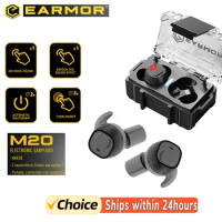 EARMOR M20 MOD3 Army Tactical Headphones, Shooting Earplugs / Electronic Communication Earplugs / Shooting Hearing Protection
