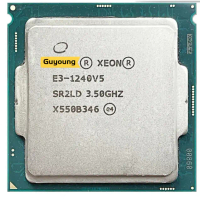 ซีพียู Xeon E3 1240 V5/E3 1240V5/E3 1240V5/E3 1240 V5 ความเร็ว 3.5 GHz สี่คอร์แปดเธรด TDP 80W ชิปเซ็