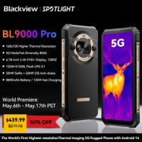 [World Premiere] Blackview BL9000 PRO 5G Rugged Phone 6.78'' 24GB 512GB Thermal Imagin FLIR® 8800mAh Android 14 Smartphone NFC