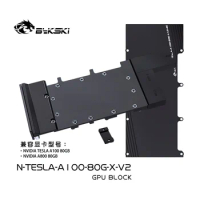 Bykski Full Cover Water Cooling All Metal GPU Block for NVIDIA A100 80G N-TESLA-A100-80G-X-V2