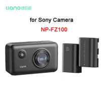 LLANO NP-FZ100 Camera Battery Charging Box For Sony a7m4 for Sony a7m3 A7c A7R3 A7R4 7RM3 A9M2 DSLR Fast Charging Case