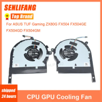 New Laptop CPU GPU Fan For ASUS TUF Gaming ZX80G FX504 FX504GE FX504GD FX504GM Cooler 13NR00J0P02011 13NR00J0P01021
