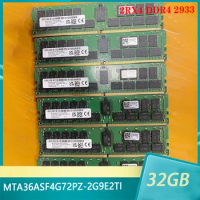 1Pcs MTA36ASF4G72PZ-2G9E2TI For MT RAM 32GB 32G 2RX4 DDR4 2933 ECC REG Memory