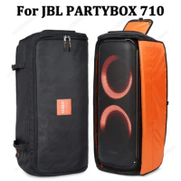 Waterproof Protection Speaker Storage Oxford Cloth Foldable Carrying Storage Bags with Handle Double Zipper for JBL PARTYBOX 710