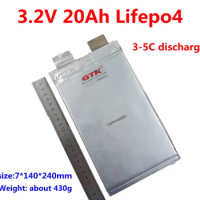 8pcs Brand battery 3.2v 20Ah cell lifepo4 20ah battery 100A high drain for lifepo4 12v 20ah bateria diy EV pack battery 36v 20ah