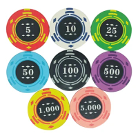 Professional Casino Poker Chip of 10g Ceramic Pokerchips Sliseanna Ceirmeacha Factory