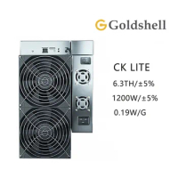 New Goldshell Asic Miner CK Lite CKB Crypto Miner 6.3Th/s 1200W Mineração With PSU