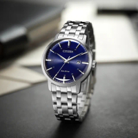 【CITIZEN 星辰】GENTS系列 光動能 簡約時尚腕錶 40mm(BM7461-85L)