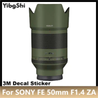 For SONY FE 50mm F1.4 ZA Lens Sticker Protective Skin Decal Vinyl Wrap Film Anti-Scratch Protector Coat SEL50F14Z F/1.4 1.4/50