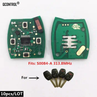 QCONTROL Car Remote Key Circuit Board for Honda S0084-A Accord CIVIC STREAM 313MHz / 313.8MHz vehicle electronic