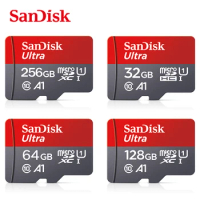 Sandisk Ultra microsd 128GB 32GB 64GB 256GB A1 Micro SD Card SD TF Flash Card Memory Card Class 10 for Phone