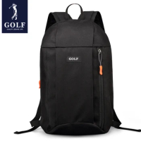 Men's golf backpack leisure tide bag small bag zipper waterproof lightweight small portable men's backpack