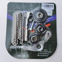 ✽ATAKA ชุดโซ่ราวลิ้น 1 ชุด HONDA DREAMWAVE100EX5 ยกชุด แถม สปริงดันโซ่ น๊อต แหวนกันน้ำมัน WAVE110 WA