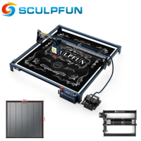 SCULPFUN S30 Ultra 11W Laser Engraver Machine 600x600mm Working Area Laser Cutter Engraver Built-in Automatic Air-assist Nozzle