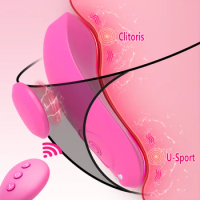 Wearable Vibrator Vibrating Panties with Magnetic Clip Wireless Remote Control Finger Sex Toys for Women Clitoris Stimulator