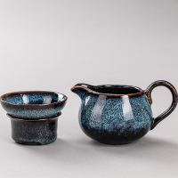 功夫茶具紫砂陶瓷公道杯茶海茶漏套裝茶具零配件過濾組杯分茶器