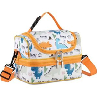 內地直送 - Lunch Box Bag Men Insulated Two Compartments Bento Cooler