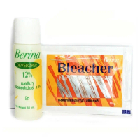 BLEACHER HAIR LIGHTENING HAIR  PELUNTUR WARNA RAMBUT (BERINA BLEACHING CREAM HIGHLIGHTER FOR HAIR)