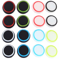2pcs Silicone Analog Thumb Stick Grips Cover for Playstation 4 PS4 Pro Slim Thumbstick JoyStick Rubber Silicone Caps