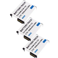 3 Pack SLB-11A Battery for Samsung CL65 CL80 EX-1 EX1 HZ25W HZ30W ST1000