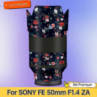 For SONY FE 50mm F1.4 ZA Lens Sticker Protective Skin Decal Vinyl Wrap Film Anti-Scratch Protector Coat SEL50F14Z F/1.4 1.4/50