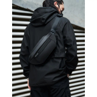 Men's small shoulder bag, multifunctional trendy crossbody bag, commuter messenger shoulder bag, wai