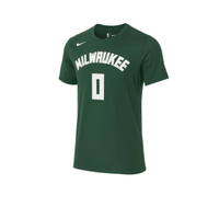 เสื้อยืดผู้ชาย Milwaukee Bucks NBA สีเขียว - NI083AP019EPTH
