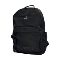 【KANGOL】英國袋鼠 後背包 多夾層 防潑水 電腦包 減壓背袋 後背包 64251745 得意時袋