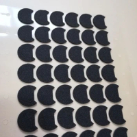 100pcs 14.8MM 15MM 15.4MM 16MM Speaker Unit Tuning Cotton with Glue Tape DIY for MX500 Flat Headphone Tuning Paper