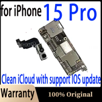 Mainboard For iPhone 15 Pro Motherboard with FACE ID Good Working Plate Original without iCloud Main Logic Board For iPhone15Pro
