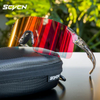 Scvcn Men Outdoor Sport Bike Photochromic Sunglasses Glasses MTB Road Running Fishing Eyewear Women Bicycle Eyewear Accessories