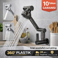 Plastik Kran Angsa Dapur Fleksibel 2 Mode Air Shower & Jet Kran Wastafel Kran Air Kran Cuci Piring T