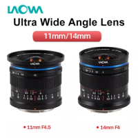 LAOWA 11mm F4.5 14mm F4.0 Full Frame Ultra Wide Angle Lens for DJI Drone DL Mount Canon RF Sony E Nikon Z Leica M Camera