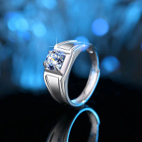 Cincin Pria  SKM20  - Desain Mewah dan Elegan, GRA Garansi 2 Tahun Untuk Lamaran Pernikahan