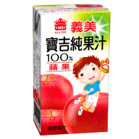 【義美】小寶吉純汁125mlx24入/箱(蘋果/葡萄綜合/柳橙綜合)