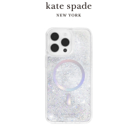 【kate spade】iPhone 15 Pro MagSafe 精品手機殼 經典流沙