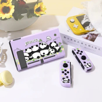 Six Pandas Protective Case for Switch Oled, Soft TPU Slim Cover for Nintendo Switch Console,NS Game Accessorie
