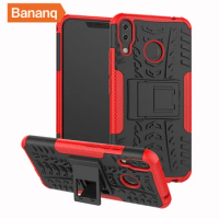 Bananq Holder Shockproof Case For Asus Zenfone 3 Max ZC553KL Silicone Stand Phone Back Cover