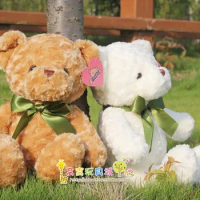 45 cm lovely bow tie teddy bear plush toy bear doll gift w4341