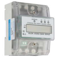 Energy Meter 3 Phase Power Meter 220/380V 5-80A Energy Consumption Digital Electric Power Meter 3 Ph