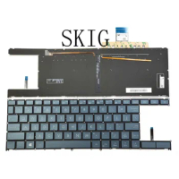 New For Asus ZenBook Duo UX481 UX481FA UX481FL Series Laptop Keyboard US Backlit Without Frame