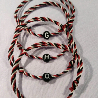 GELANG TRIDATU ANAK INISIAL HURUF A-Z , GELANG  TRIDATU ANAK CUSTOM - GELANG ANAK CEWEK COWOK BRACEL