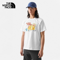 The North Face M FOUNDATION CAMP S/S TEE - AP 男 短袖上衣-白-NF0A7WF8FN4