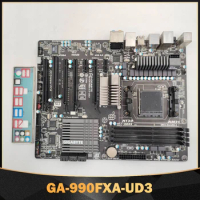 AM3+990FX SB950 4 × DDR3 32GB ATX 6 × SATA For Gigabyte Motherboard GA-990FXA-UD3