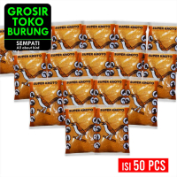 SEMPATI GROSIR Super Kroto Voer Halus Anti Stress 100gr Isi 50 Pcs Pur Pakan Makanan Burung Ciblek P
