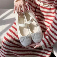 Women‘s Winter Fur Loafer Slip On Shoes Warm Plush Flat Shoes