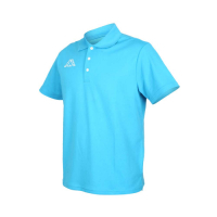 KAPPA 男短袖POLO衫-台灣製 高爾夫 吸濕排汗 慢跑 運動 上衣 網球 羽球 311821W-474 寶藍白
