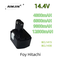 14.4V 4.8/6.8/9.8/12.8Ah BCL1430 Battery for Hitachi CJ14DL DH14DL EBL1430 BCL1430 BCL1415 Li-ion Battery L50