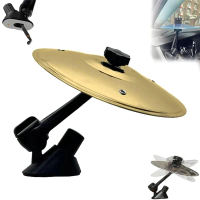 Simbal Drum Vent Kereta Mini Crash Cymbal Menembak Tangan Alat Muzik Kereta untuk Dalaman